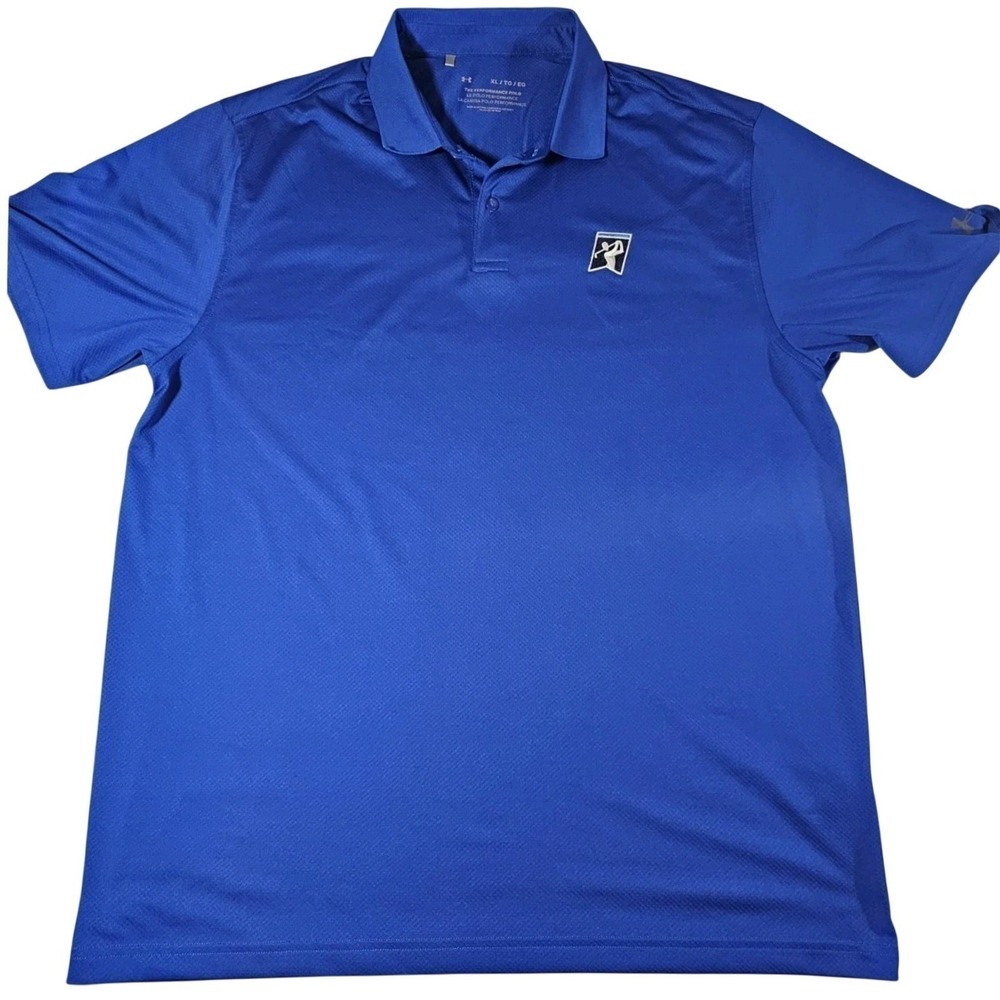 Under Armour Performance Polo Mens XL PGA Byron Nelson golf tournament logo .